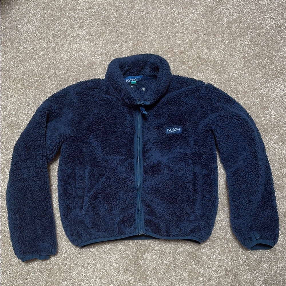 Prodoh Navy Full-Zip Fleece Jacket